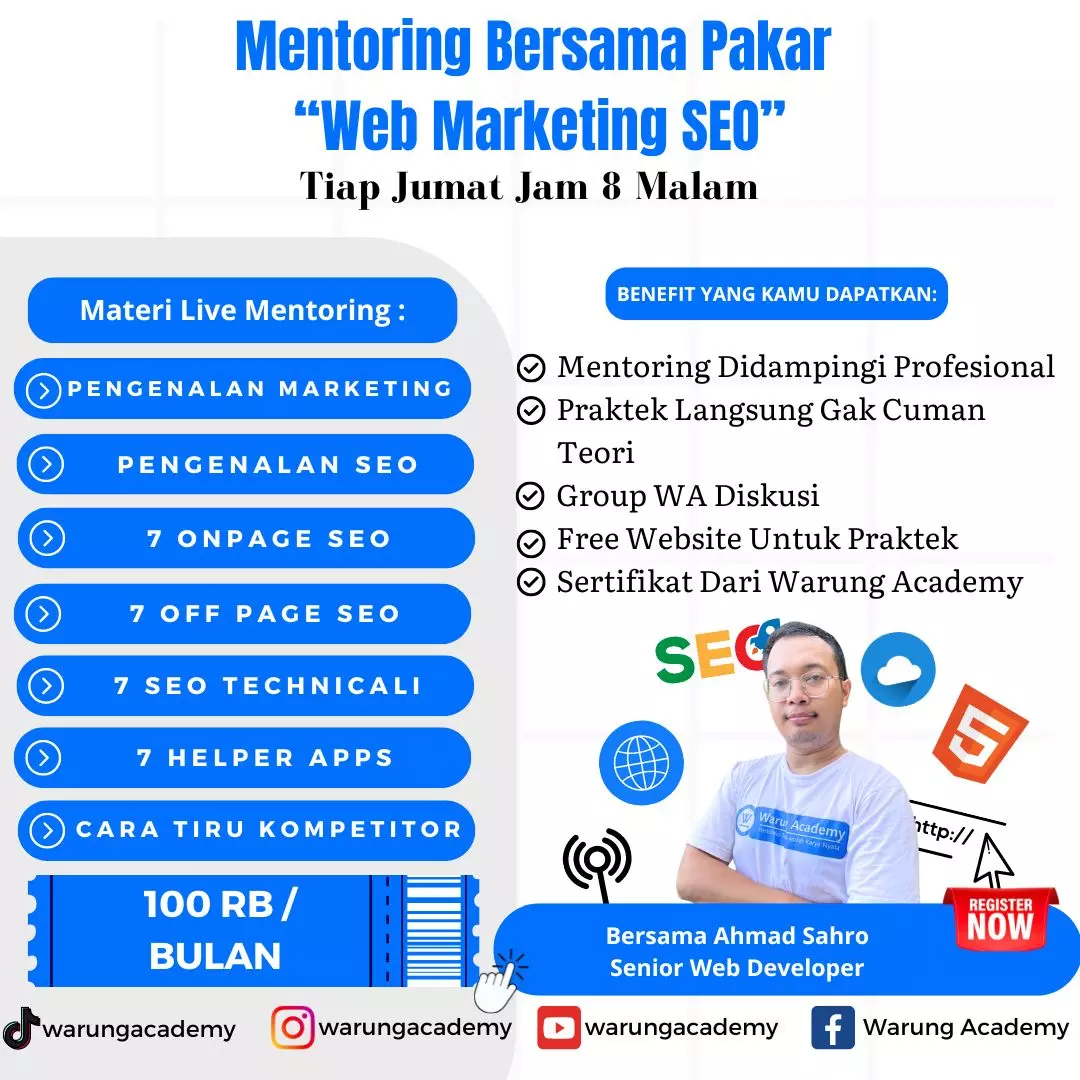 Mentoring Web Marketing